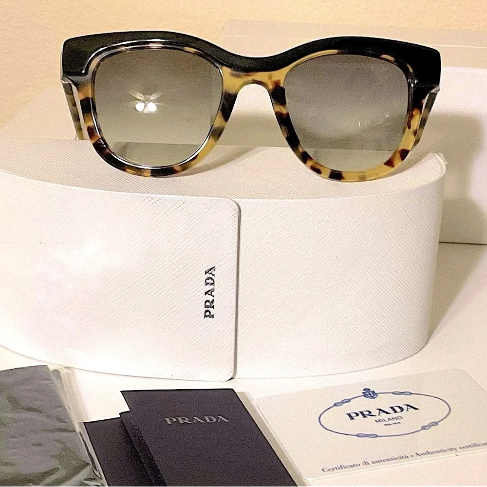 Prada Tortoise Shell Sunglasses